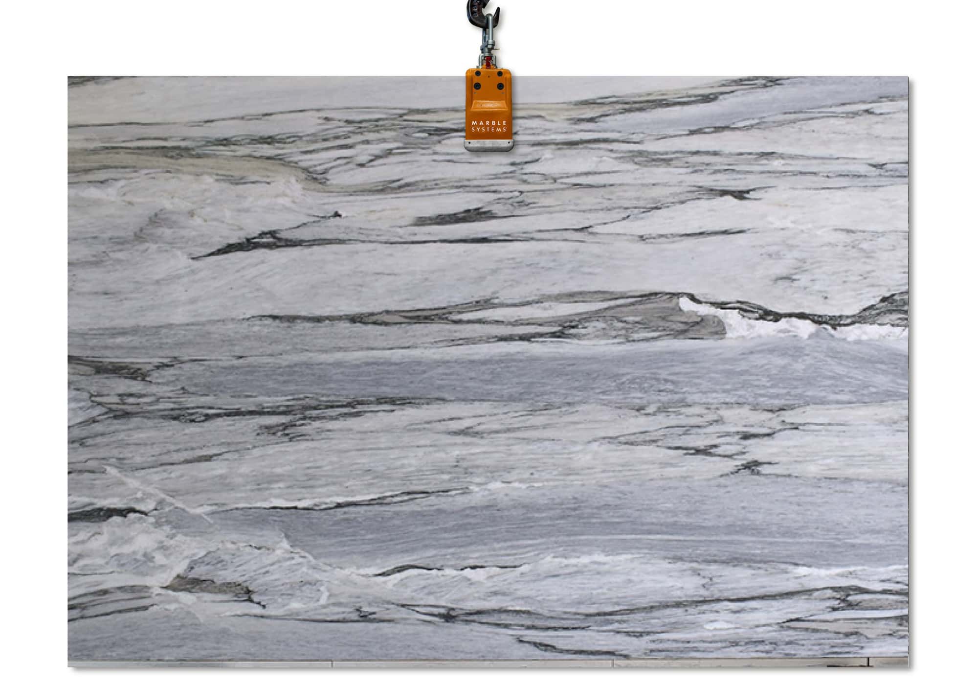 Calacatta Apuano Polished Marble Slab Random 1 1/4 Marble Systems