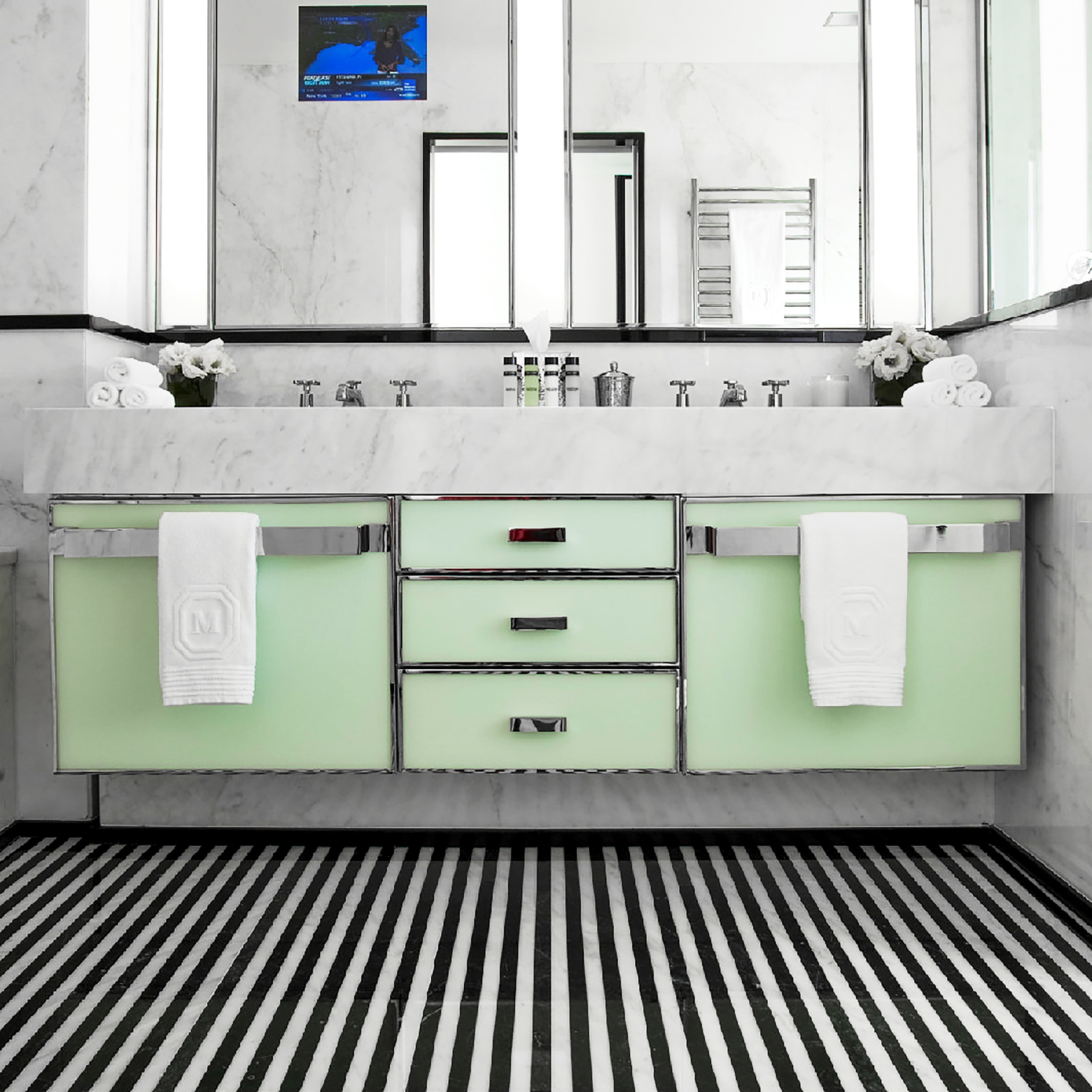 The Mark Hotel Marble Systems, Marble Supplier, Marble Travertine