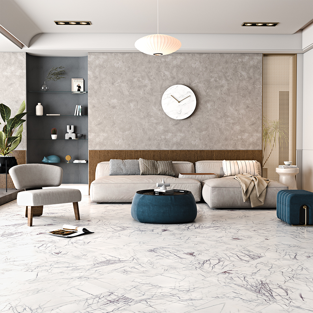 Explore The Best Floor Tiles For Your Living Room & More Marble
