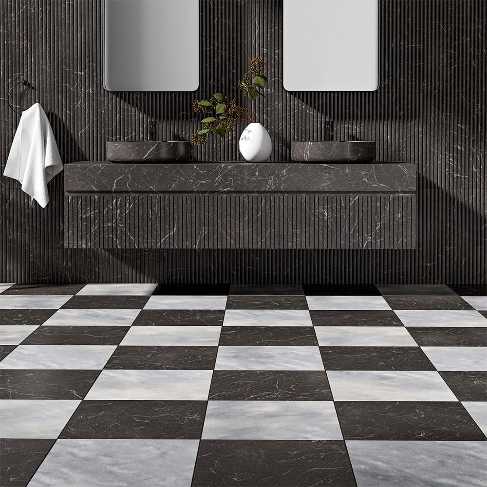 15 Perfect Black Floors for Bathrooms Best Bathroom Ideas Marble
