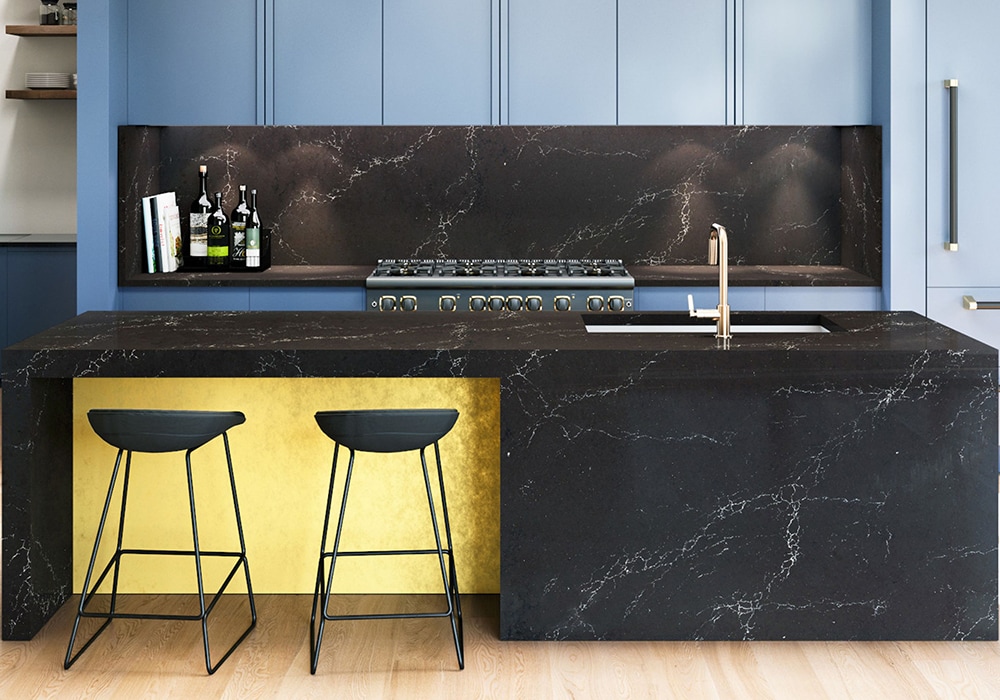 Black Quartz Countertops New Obsession Unlocked Marble Systems