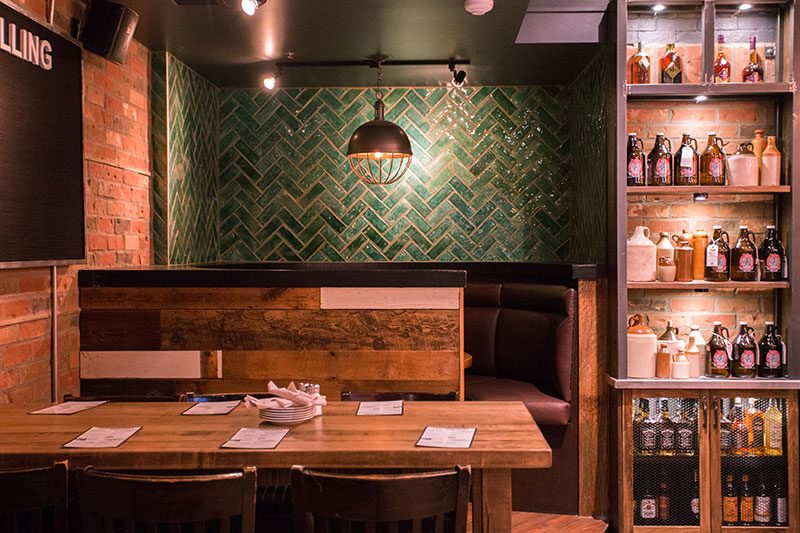 East of Brunswick Pub, Toronto Marble Trend Marble, Granite