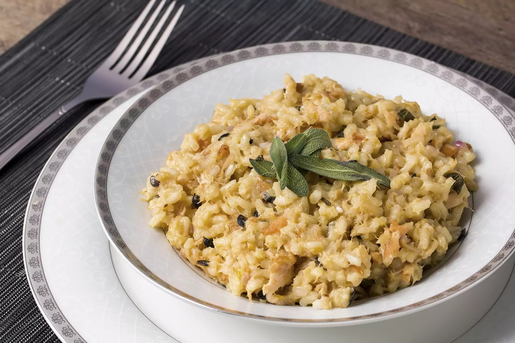 Risotto con pesce persico Blog Marblu Prato