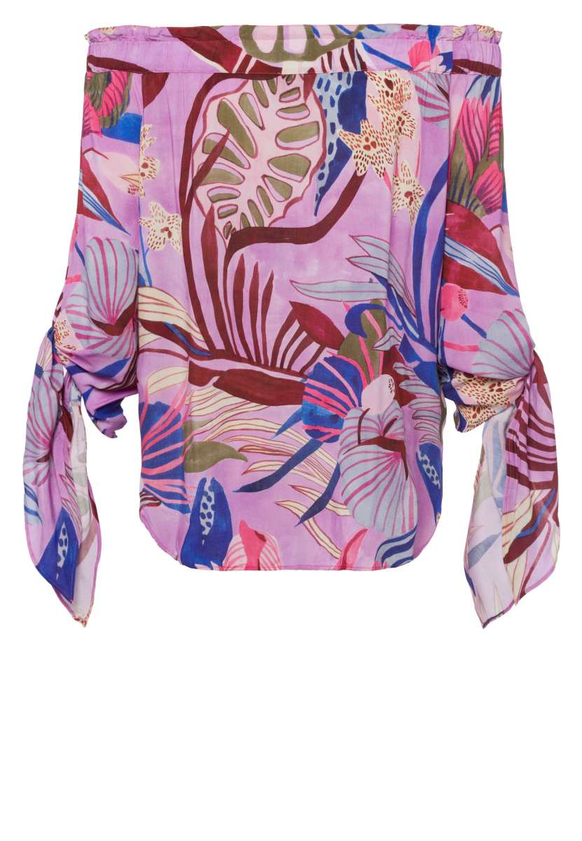 OffShoulderBluse mit Print Blusen Fashion