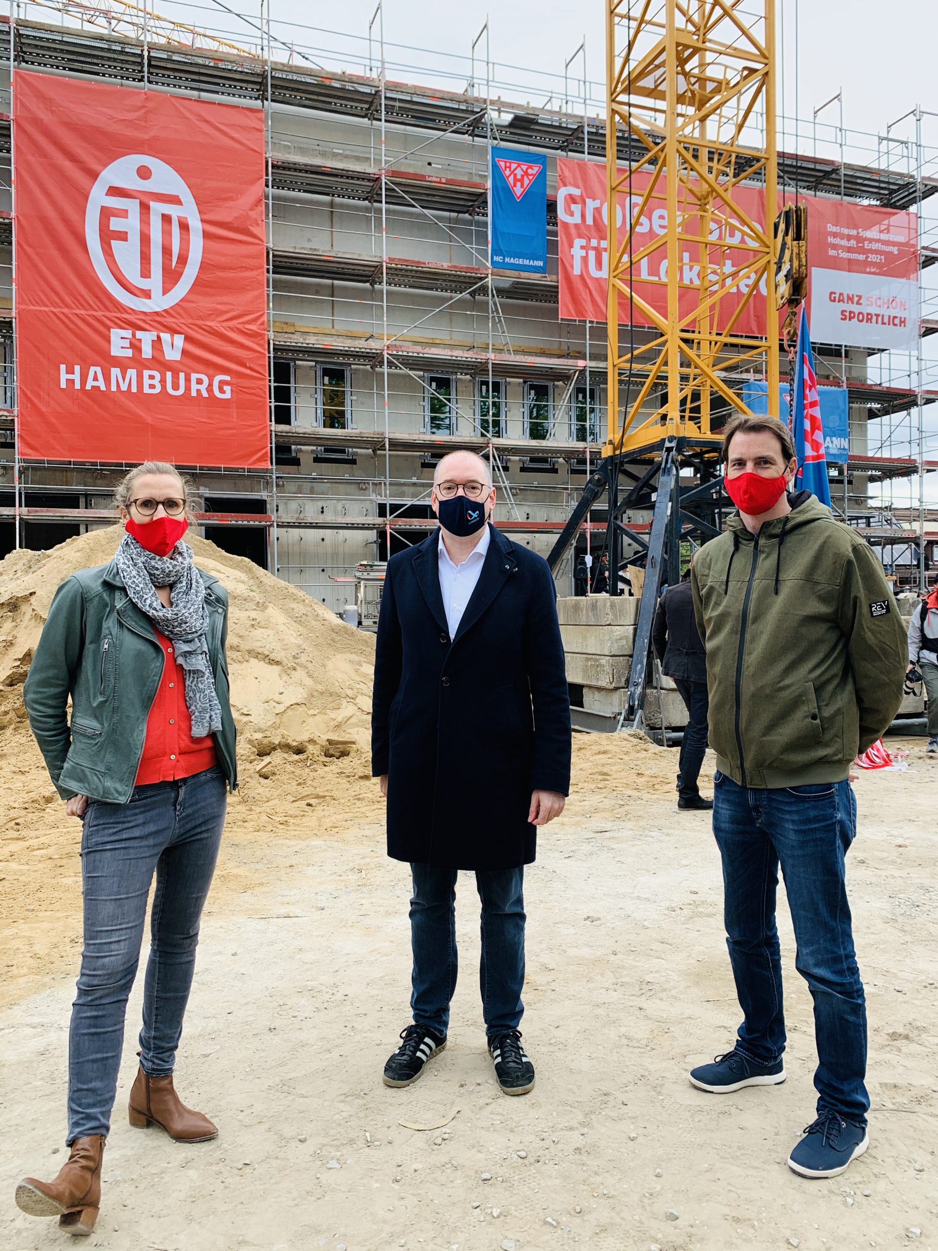 Richtfest für neues ETVSportzentrum am Lokstedter Steindamm