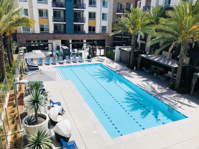 The Kelvin Apartments Irvine, CA Pool Deck Upgrades MARCA Construction