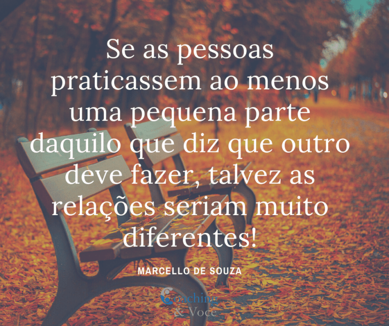 FÁCIL FALAR; DIFÍCIL PRATICAR
