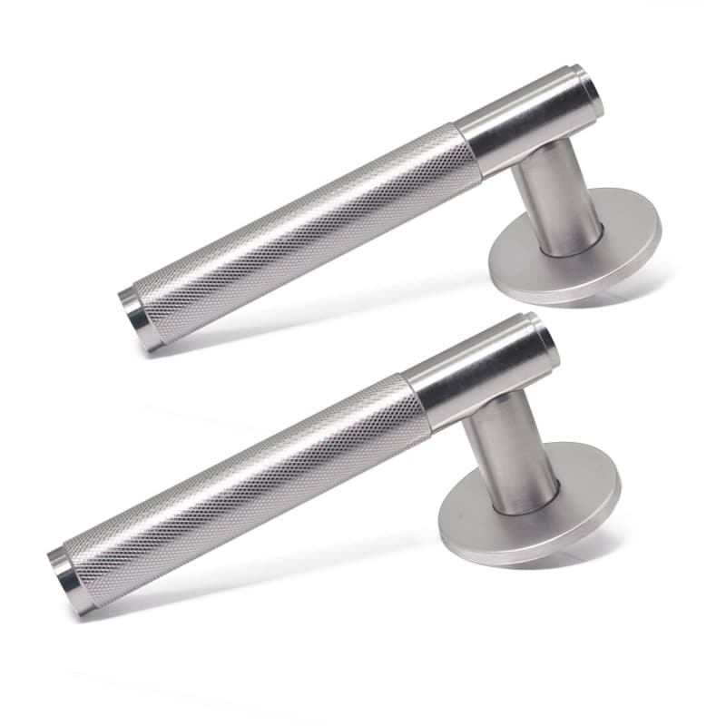 Knurled Door Handle Door Handle Factory Stainless Steel Door Handle