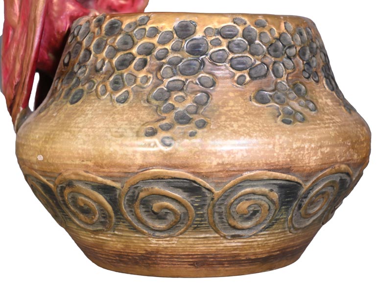 Amphora Earthenware owl vase Ceramic, porcelain, faience