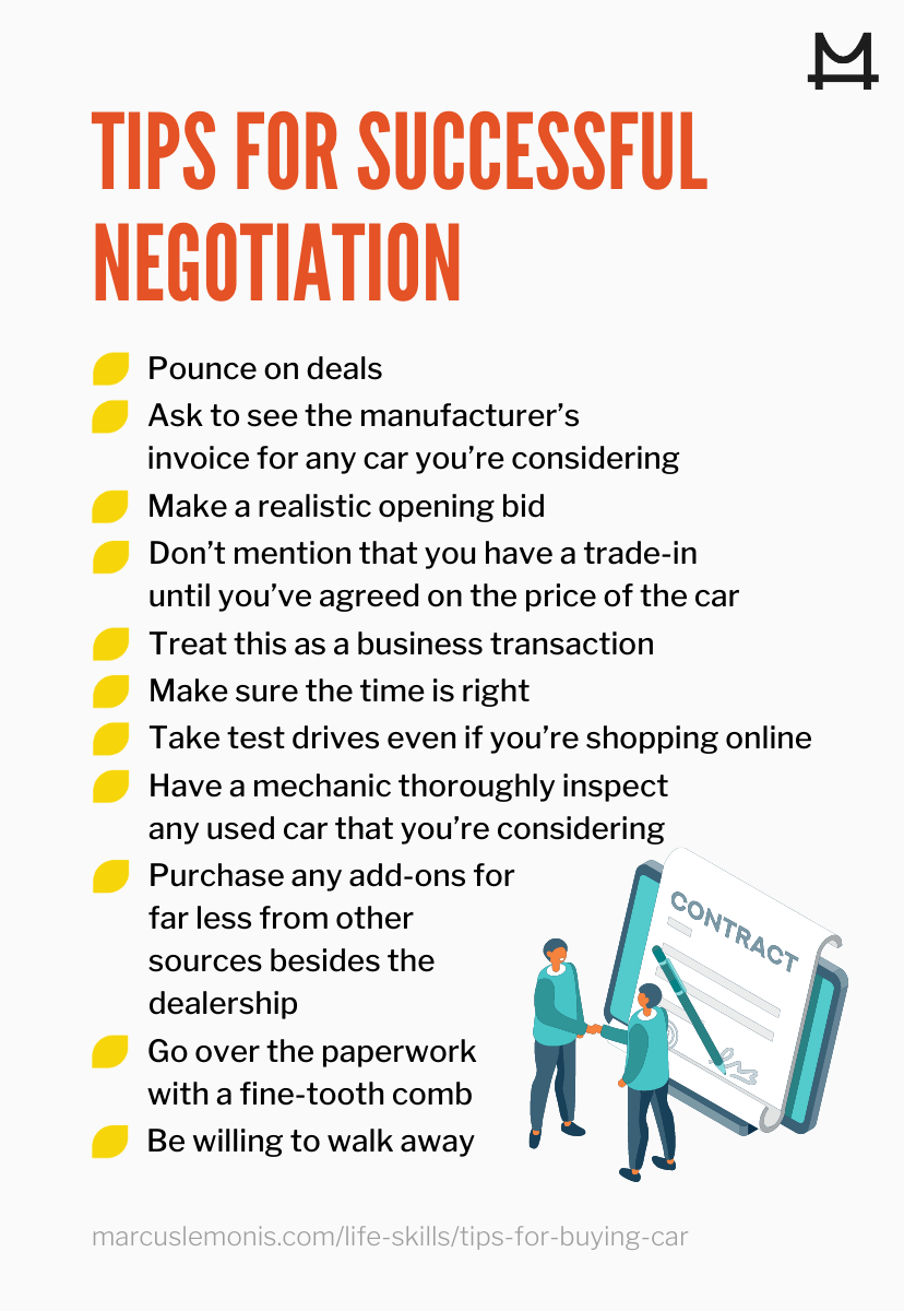 How To Buy A Car Tips and Negotiating Tactics
