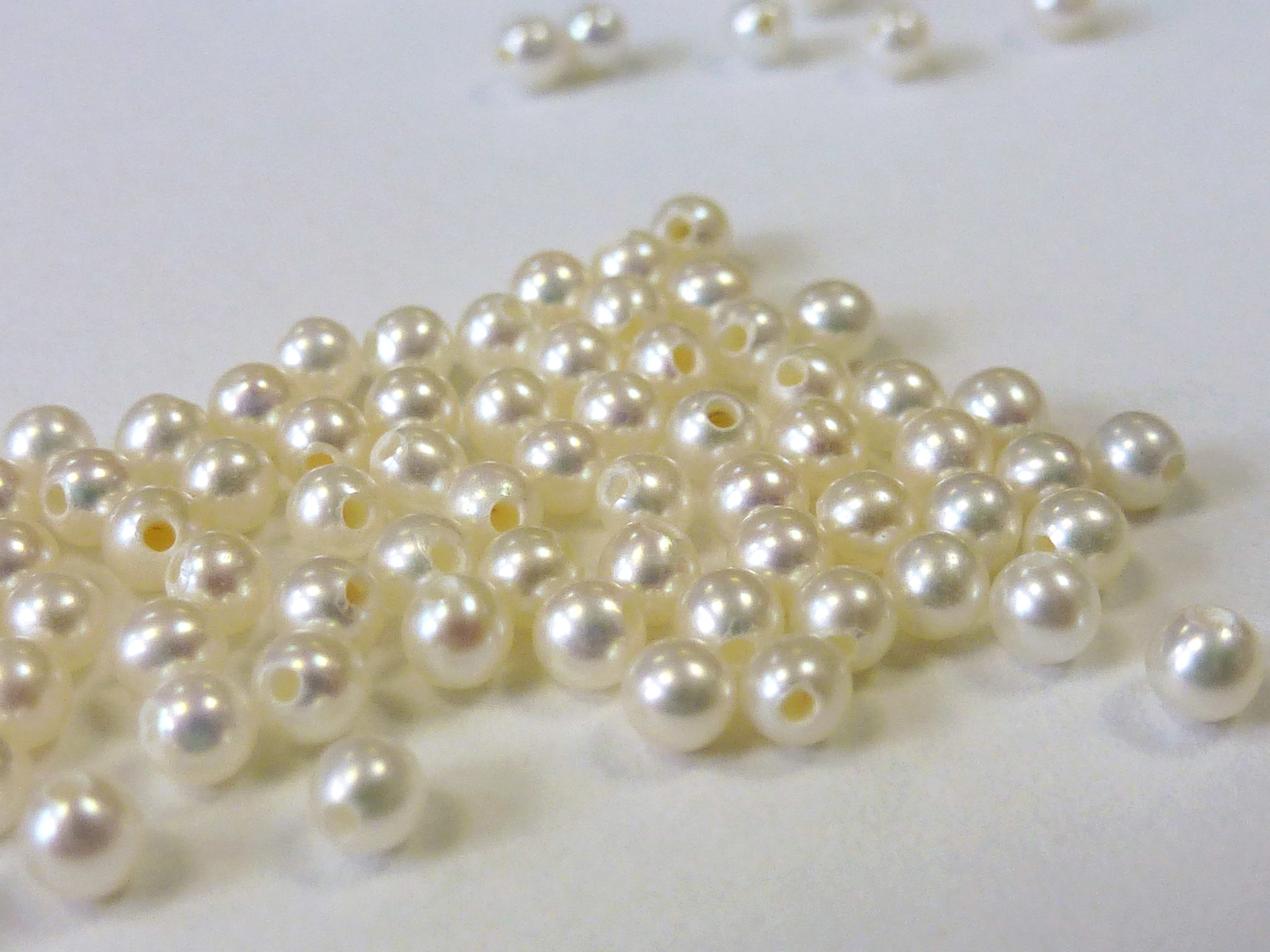Half Drilled Freshwater Pearls Precious Stones, Semi Precious Stones