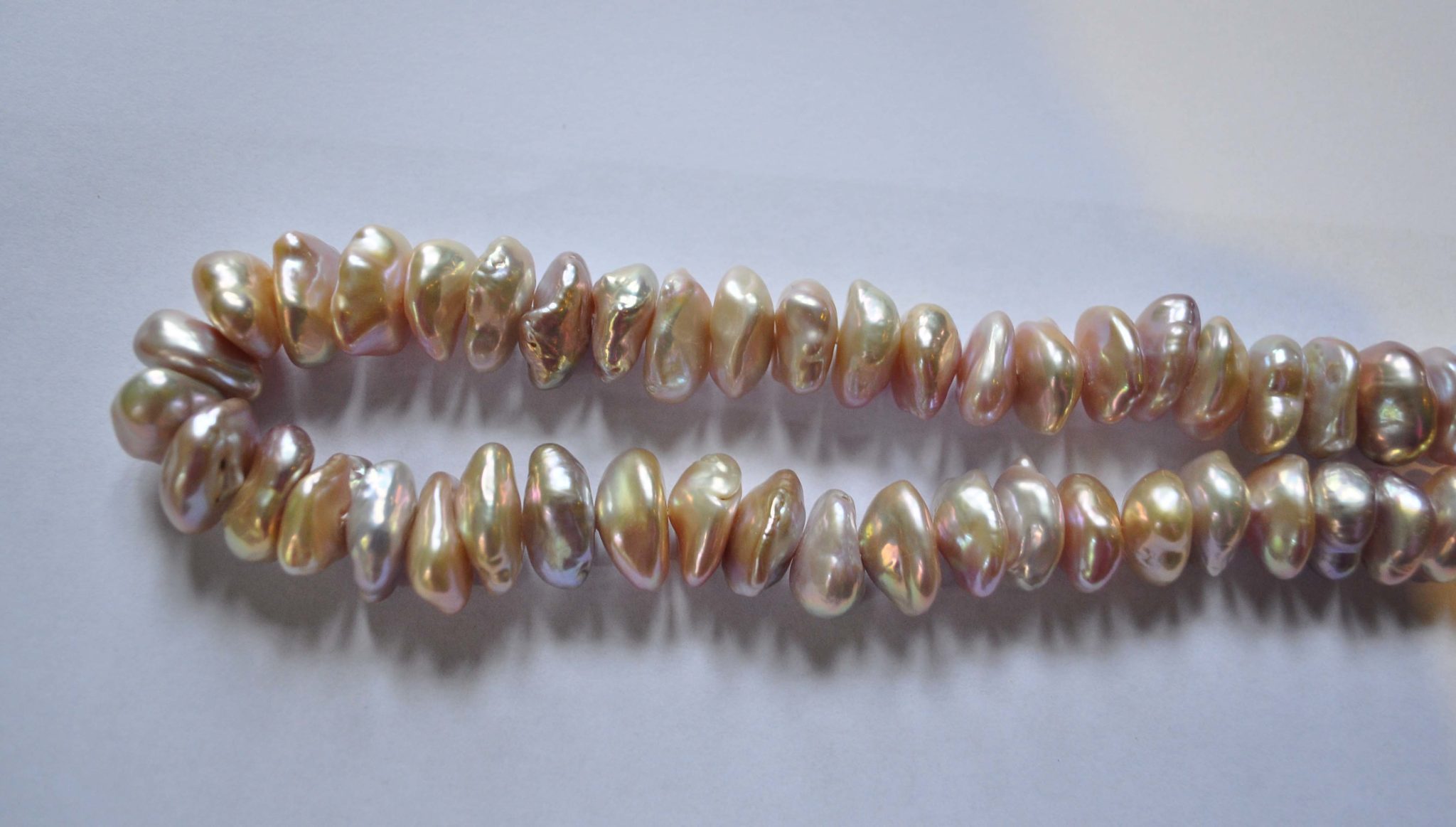 1718mm Natural Colour Freshwater Pearls Precious Stones, Semi