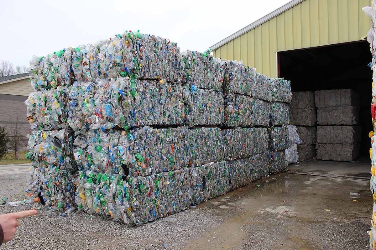 PET Plastic Recycling, HDPE Plastic Recycling Balers For Sale