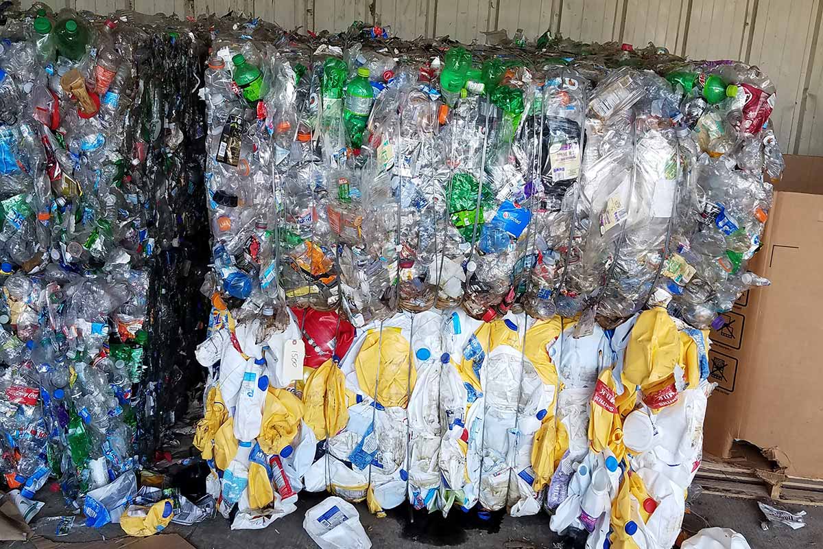 PET Plastic Recycling, HDPE Plastic Recycling Balers For Sale