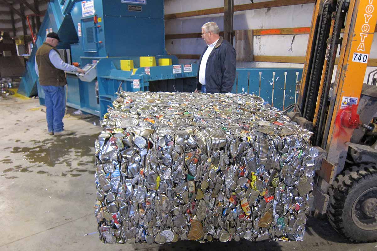 Steel Balers, Steel Baler Machine, Steel Cans Recycling For Sale