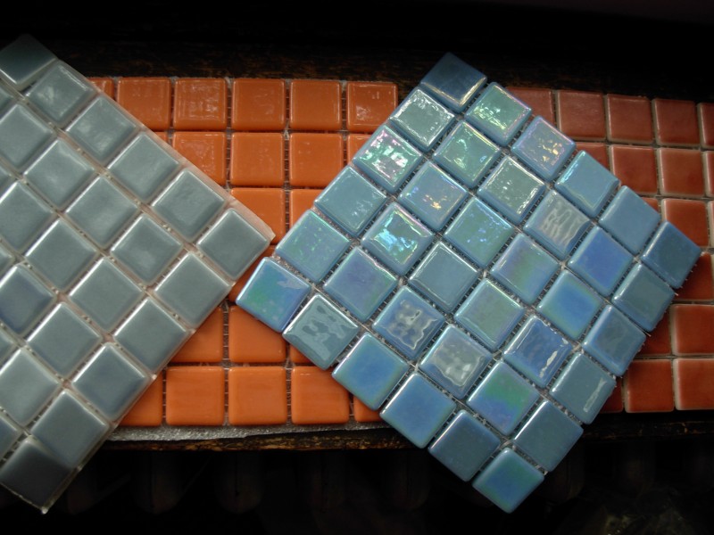 Recycled Glass Tile from Organiks and Vidrepur Sustainability