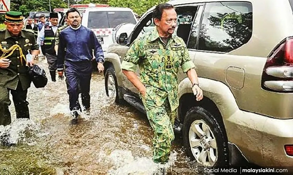 Brunei sultan in flood · Rebuilding Malaysia
