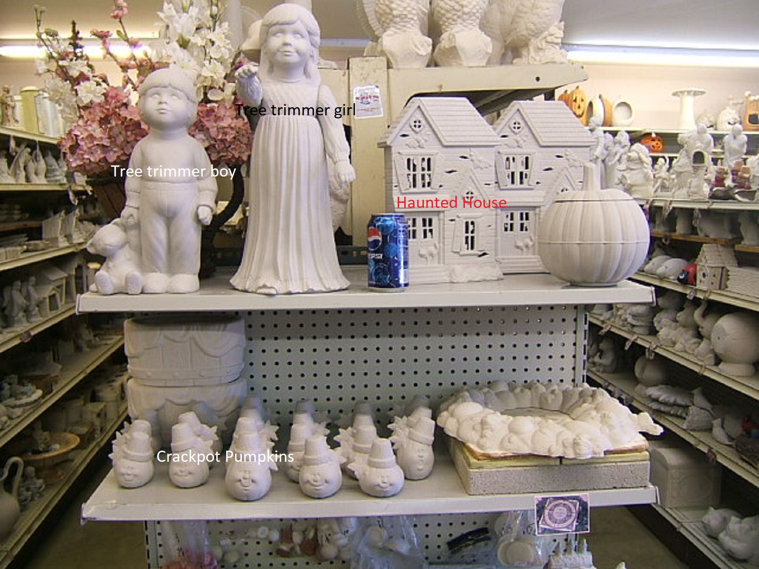 Ceramic Bisque Items Ready to paint