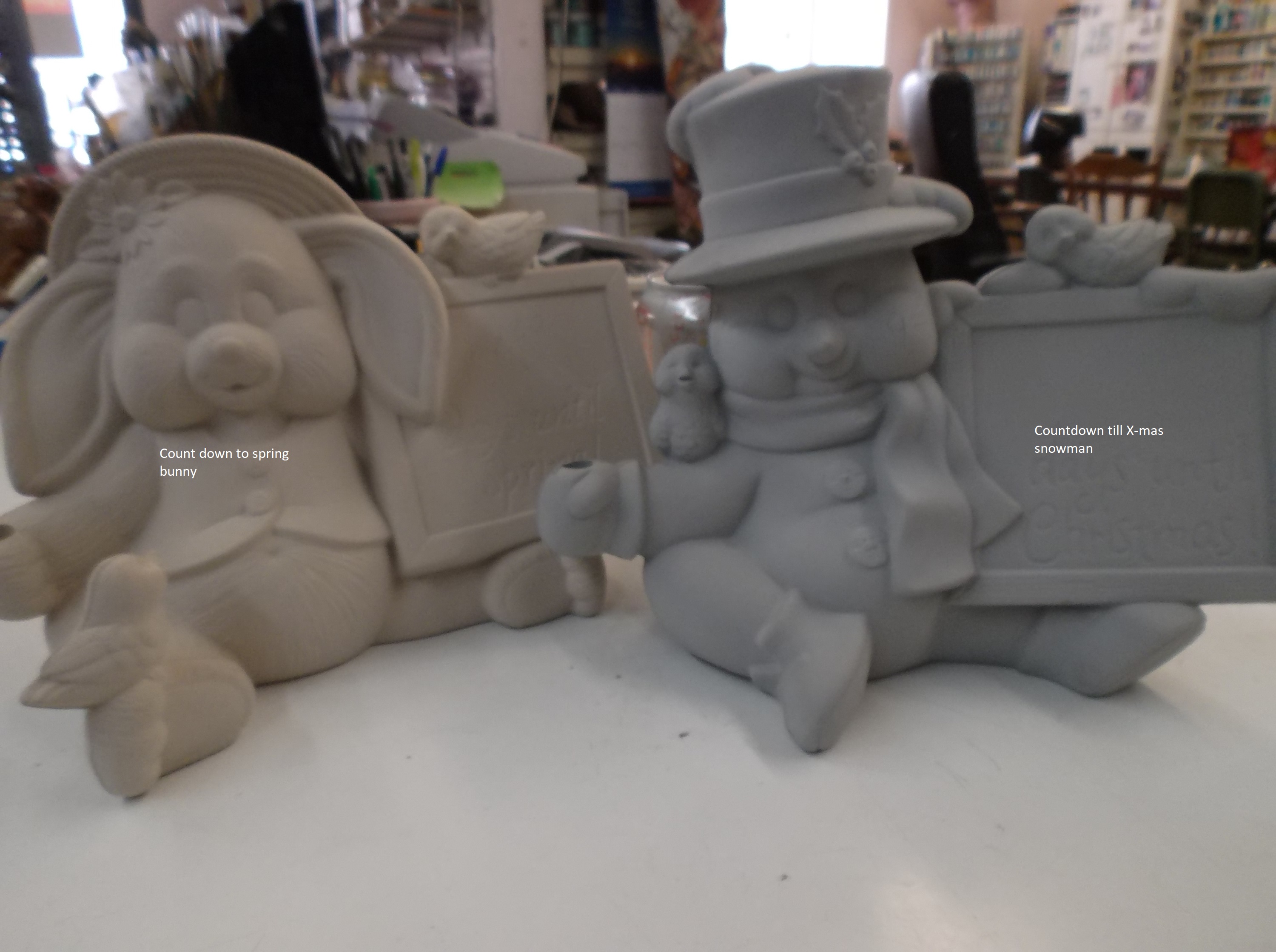 Ceramic Bisque Items Ready to paint