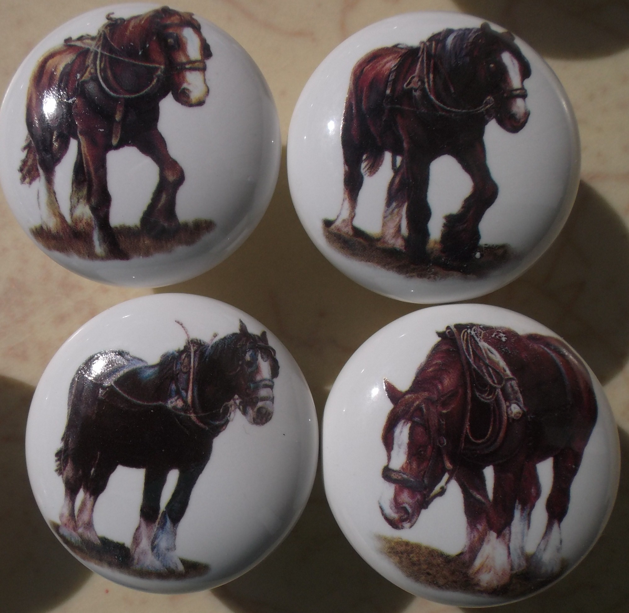 Inexpensive quality Decorative knobs horses,arabian,appiloosa