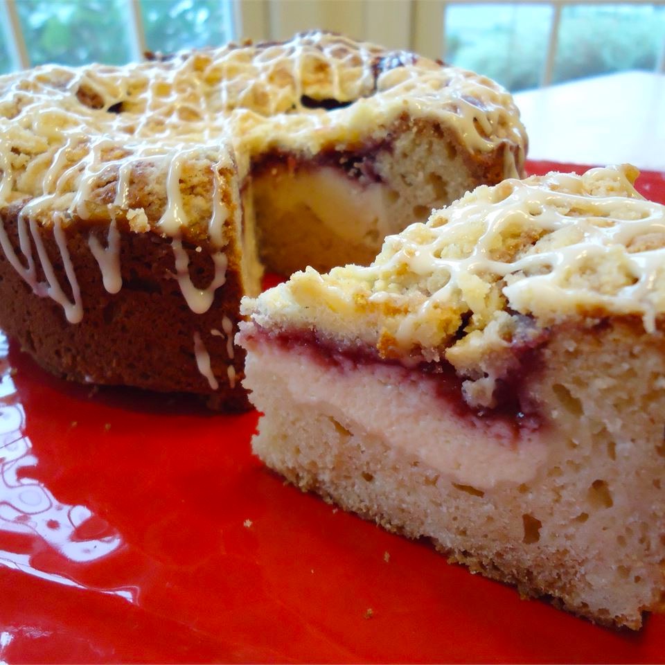 Easy Raspberry Cream Cheese Coffee Cake Maria's Kitchen