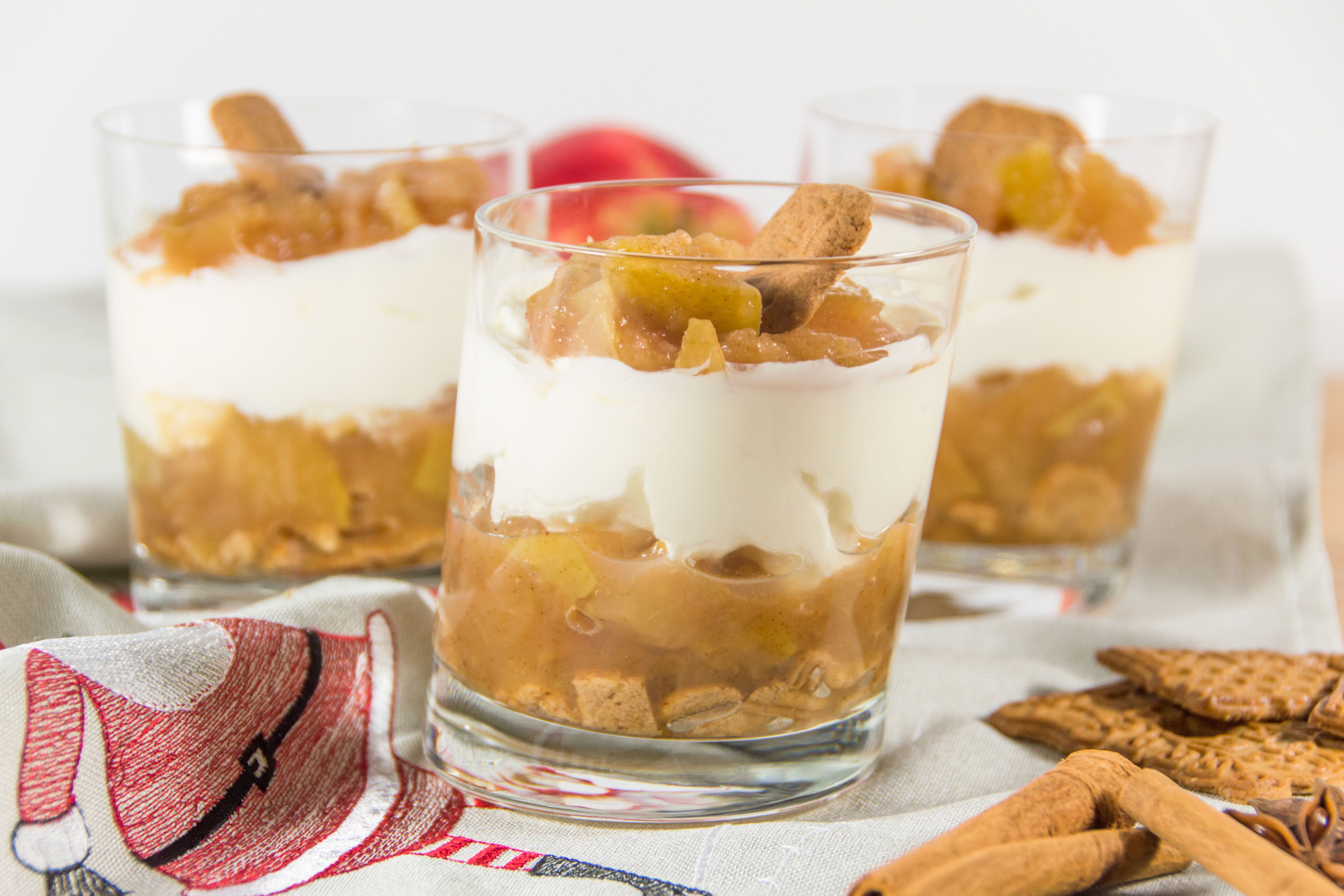 Adventskränzchen fruchtiges Spekulatius Tiramisu