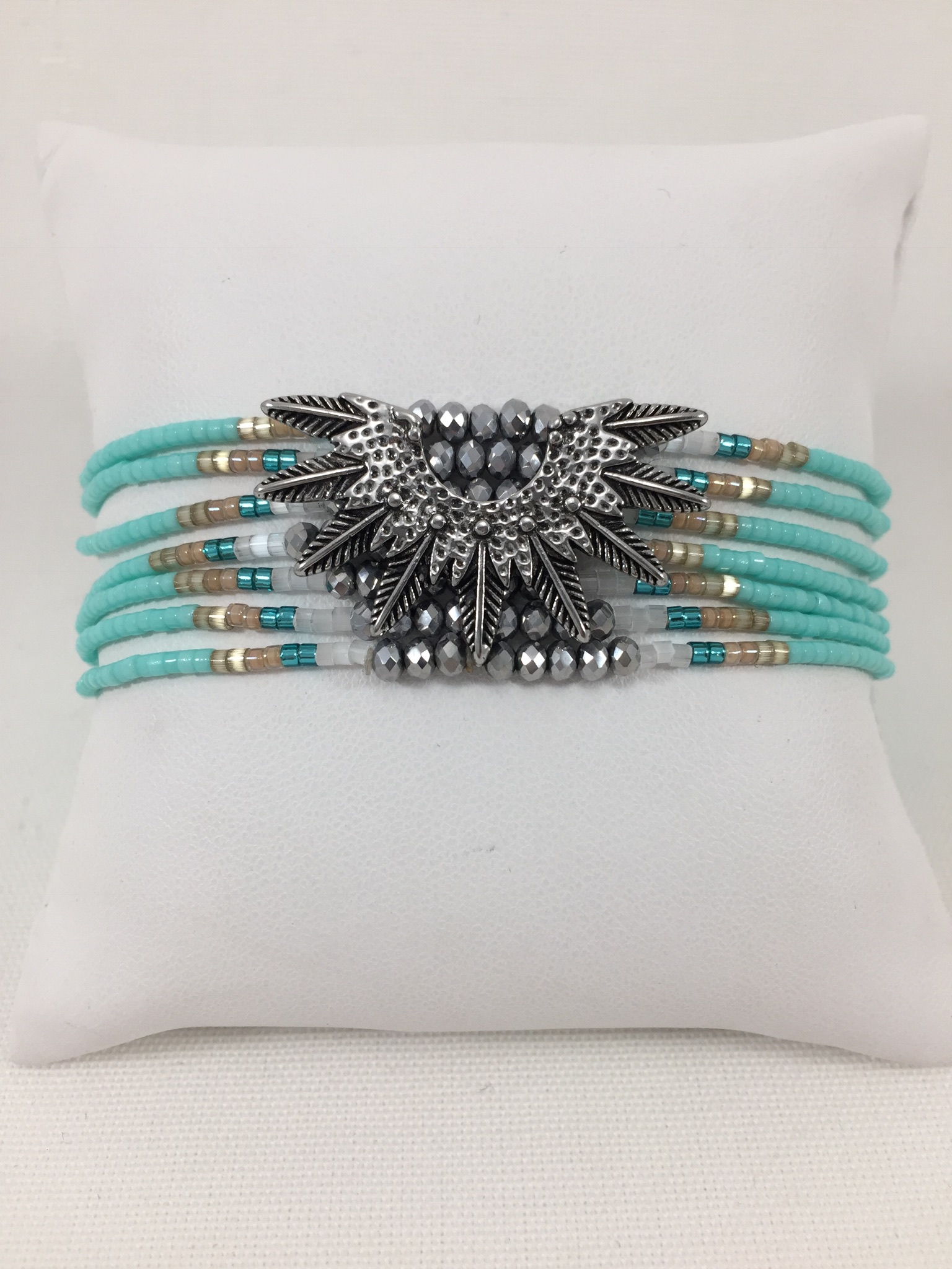 Bracelet Hipanema Marlowe Turquoise Marie K, boutique de bijoux