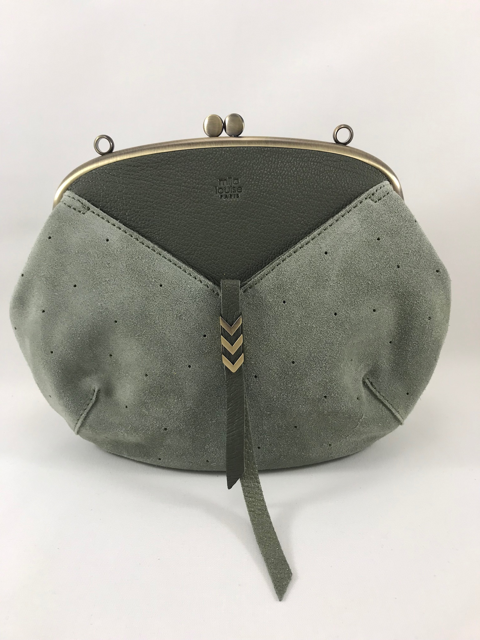 Sac Mila Louise Poe Kaki | Marie K boutique d’accessoires de mode