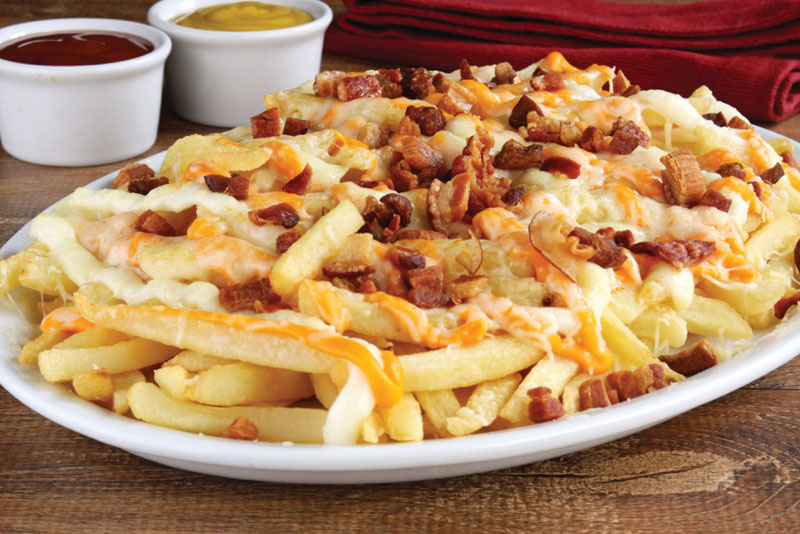 Batata Frita com Bacon e Catupiry Marina Sabores