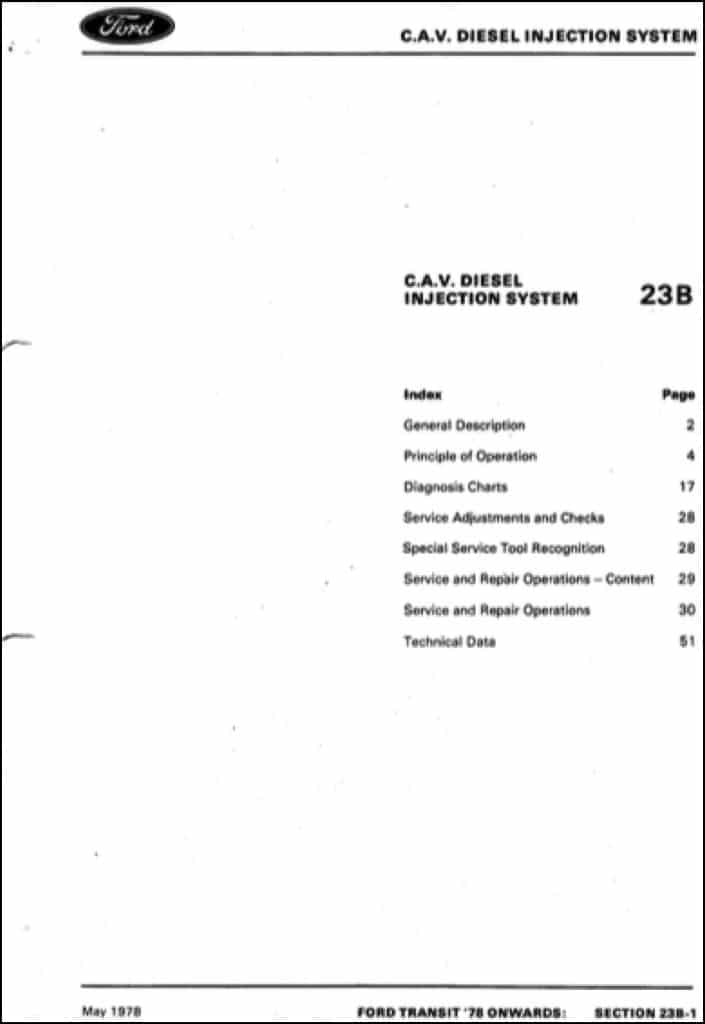 CAV Diesel Fuel Injection System Service MARINE DIESEL BASICS