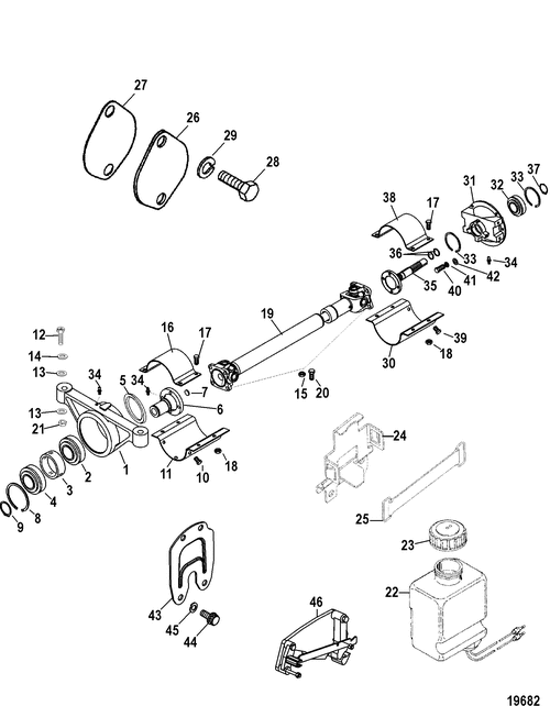 Marine Parts Plus Mercruiser Serial BRAVO X ONE 891748001 11296-235