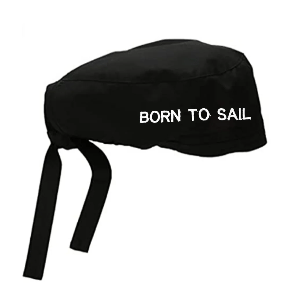 Born To Sail Tieup Bandana Under Helmet Cap Premium Quality