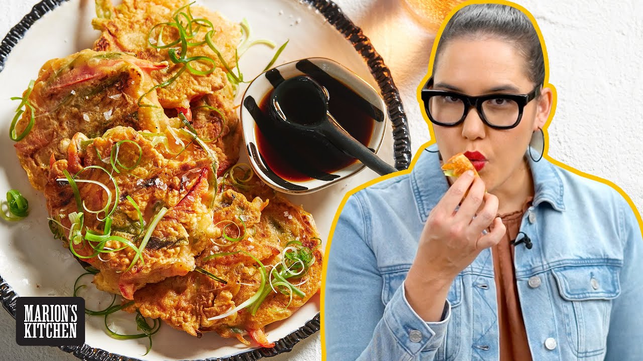 Korean Vegetable Pancakes Marion's Kitchen