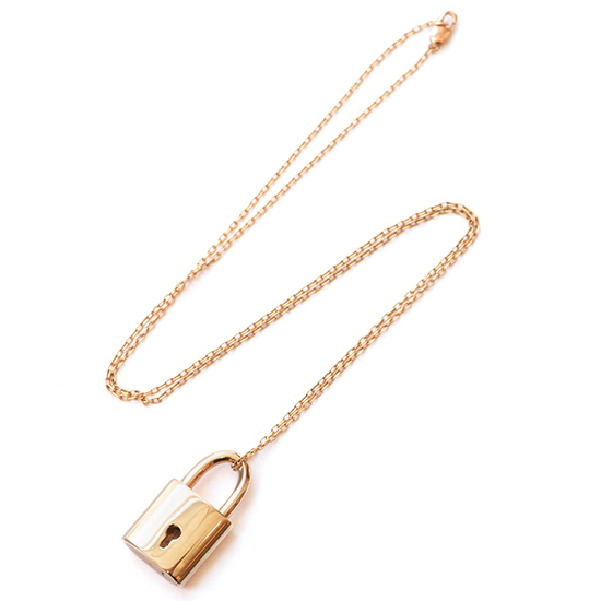 Lock Pendant Necklace Necklaces Jewelry Collections