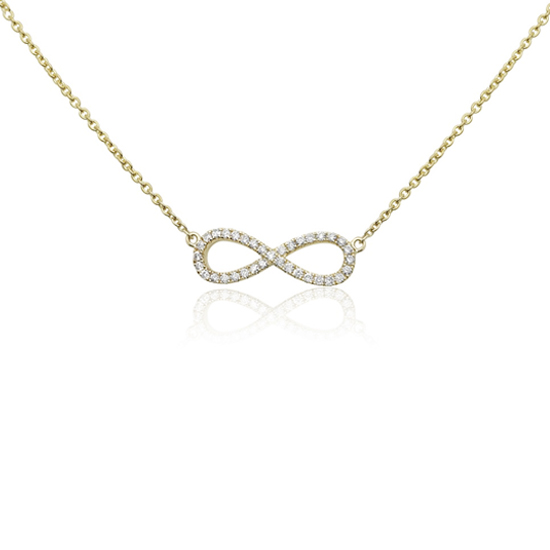 Infinity Necklace 14k Gold Necklaces Jewelry Collections