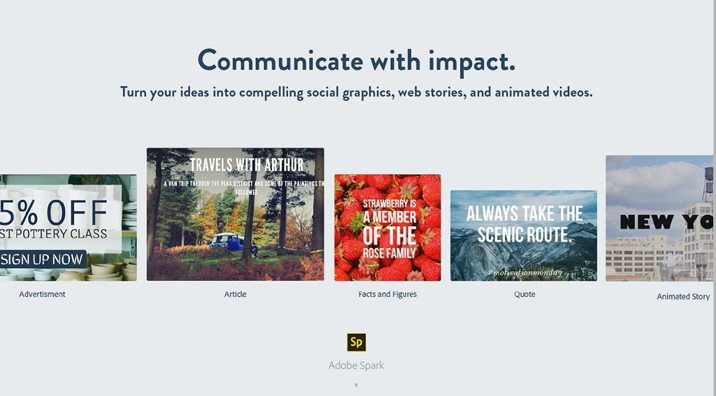 Adobe Spark Helps You Create Stunning Visual Content