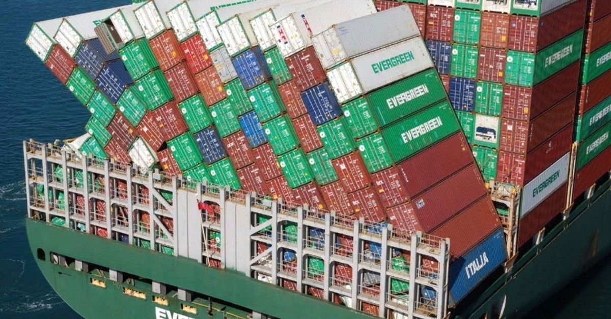 The risk of shipping containers on vessels other than container