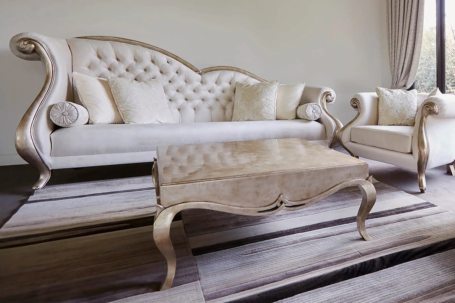 French Modern Coffee Table Mark Alexander Design