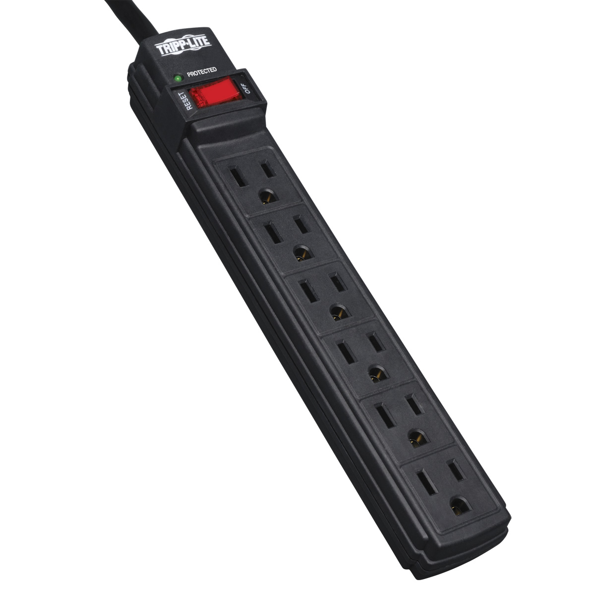 Tripp Lite TLP6B Surge Protector Strip 6 Outlet 6ft Cord