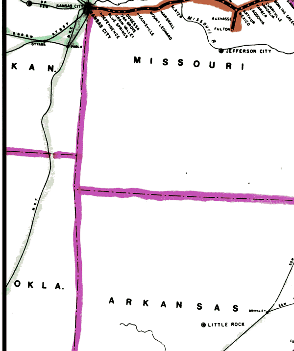 Illinois Central Gulf Railroad Map Illinois Central 1985 System Map