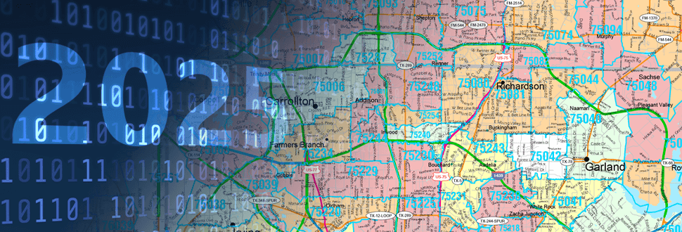 Demographic Map By Zip Code Demographic Maps by Zip Code