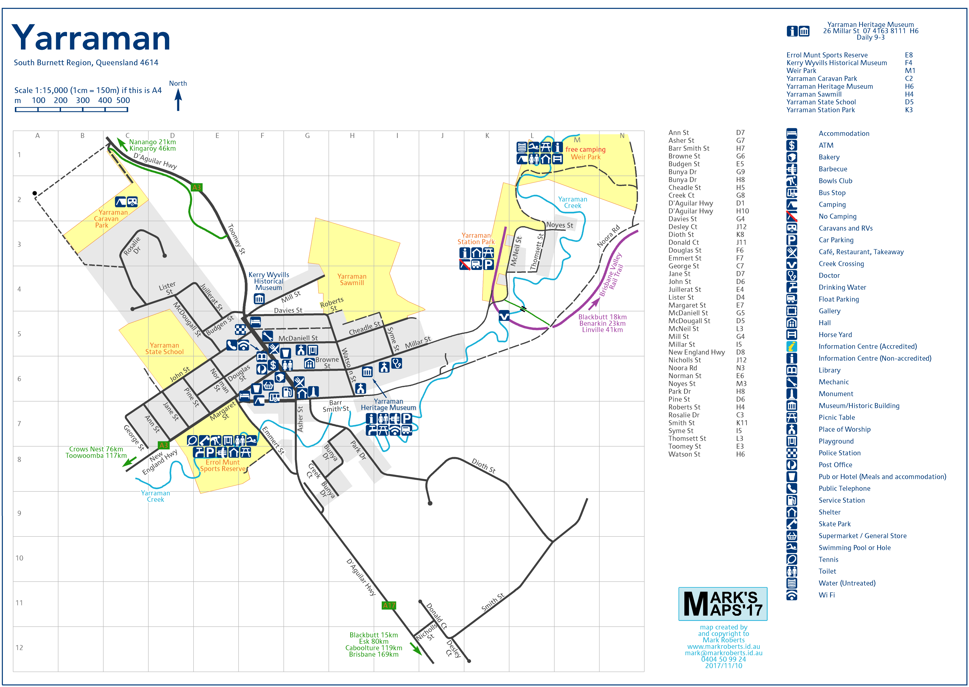 Yarraman Mark's Maps