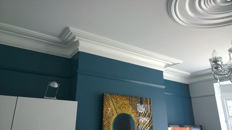 Ceiling Coving carried out by experienced painter & decorators in Leicester