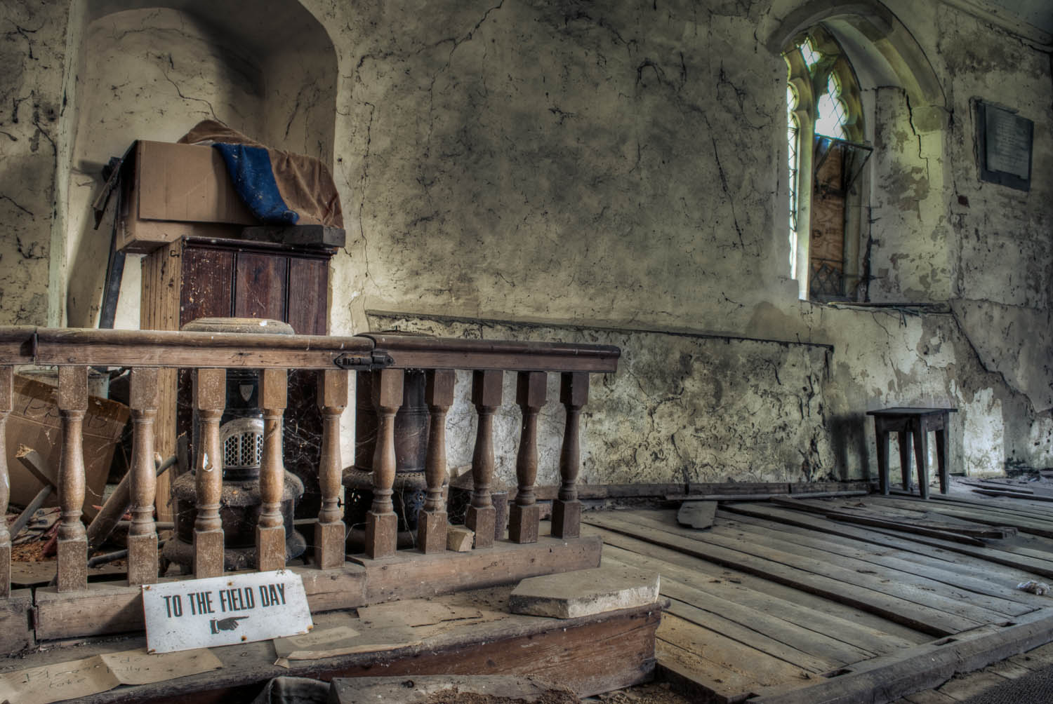 The Dereliction of Berners Roding Church Photography by Mark Seton