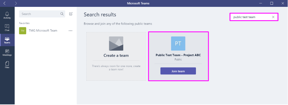 Microsoft Teams Create and Manage a Team The Marks Group Small