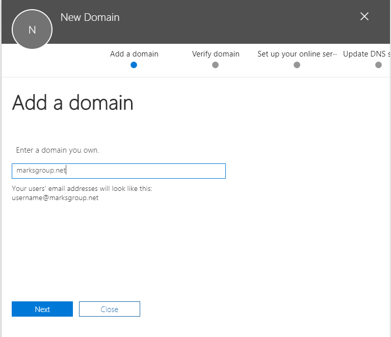 Office 365 Replace with your Organization's Domain