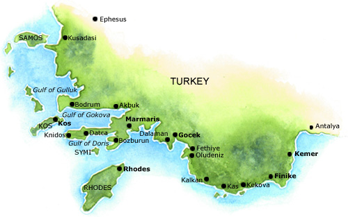 Turkish Turquoise Coast & Blue Voyage Marmaris Turkey