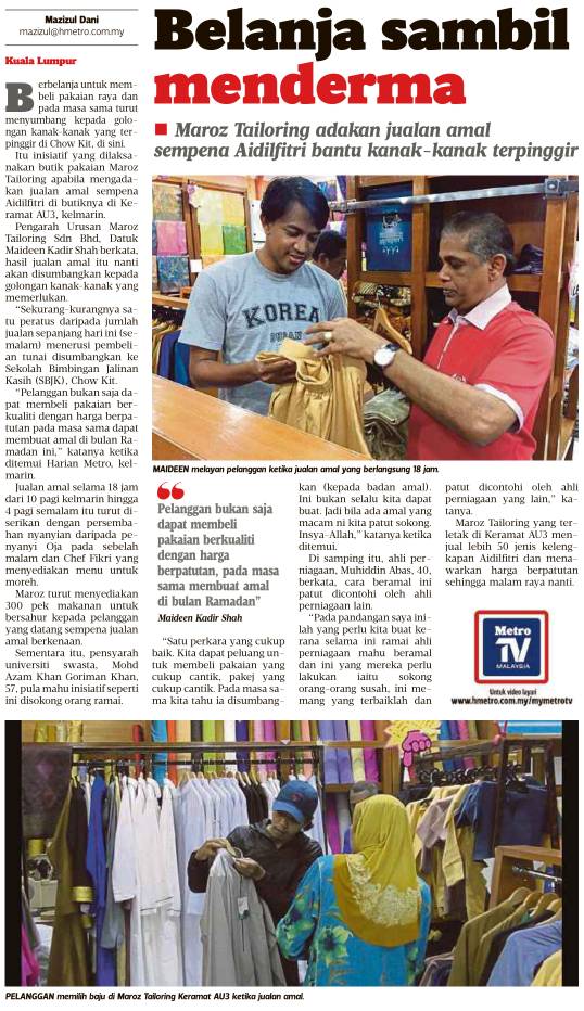 Tempah Blazer Perkhidmatan Tailor Terus Ke Lokasi Anda