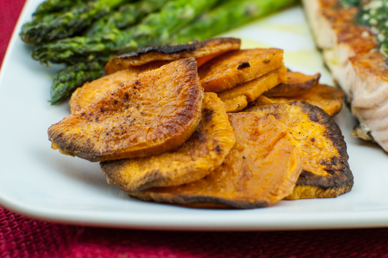 Roasted Sweet Potato Rounds