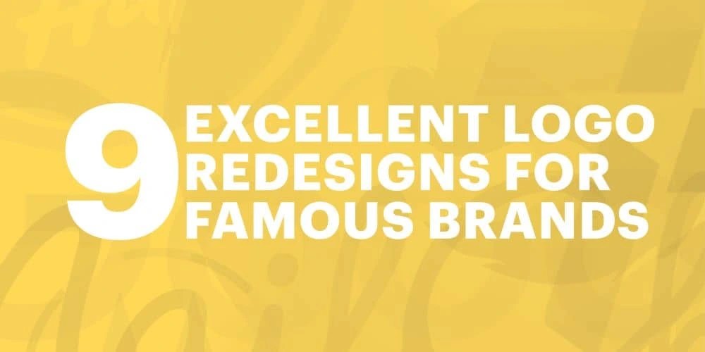 9 excellent logo redesigns for famous brands Marq